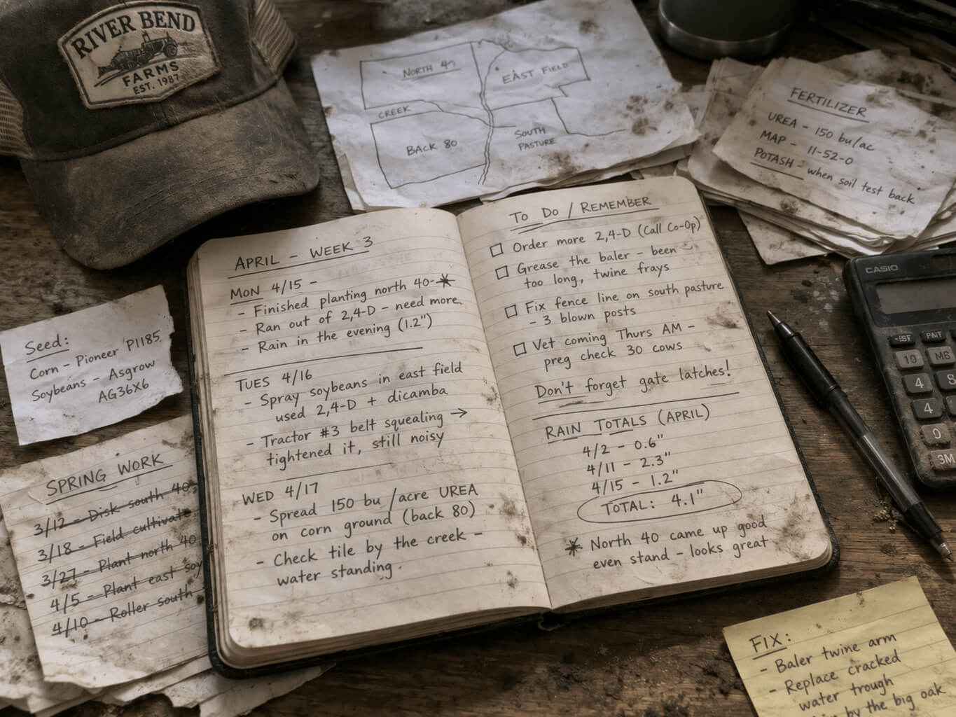 Farm record keeping