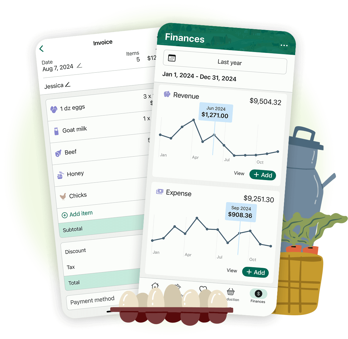 FarmKeep livestock record screen